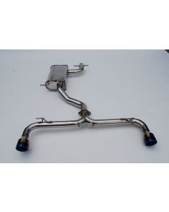 INVIDIA Q300 Cat-Back Exhaust for VW GOLF 2009-2013 Rolled Ti Tips