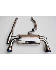 INVIDIA Q300 Cat-Back Exhaust for MITSUBISHI LANCER EVOLUTION X 2008-2015 Rolled Ti Tips