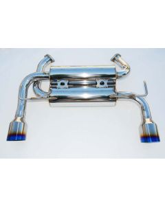 INVIDIA GEMINI Cat-Back Exhaust for NISSAN 370Z 2009-2016 Rolled Ti Tips