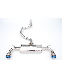 INVIDIA Q300 Cat-Back Exhaust for VW GOLF 2013-2015 Rolled Ti Tips