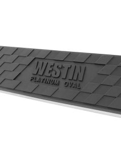 Westin Black Platinum 4 Oval Nerf Step Bars Ford F-150 SuperCrew 2015-2018- WEST-21-3945