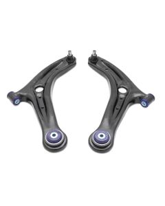SuperPro ST Front Lower Control Arm Set w/ Preinstalled SuperPro Bushings Ford Fiesta 2014-2019- SUP