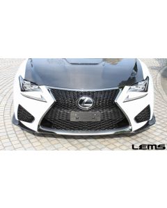 LEMS Japan Dry Carbon Fiber Grill Lower Moulding Clear Coated for Lexus RC-F 2015-2019 - LEMS-L571
