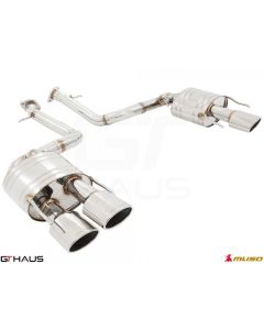 GTHaus Meisterschaft GTS (Non-Valved) Stainless Steel Axleback Oval Tips for Lexus RC-F 2015-2022 - LE0521518