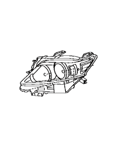 Lexus OEM 3-Beam Headlight 81185-24210 Replacement