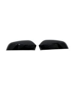MC6399BLK 24-26 Toyota Tacoma, 25-26 Toyota 4Runner 2 PCS No Turn Signal Top Gloss Black Tape-on Mirror Cover