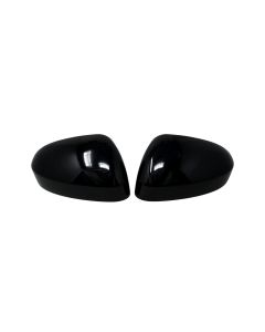 MC6404BLK 25-26 Nissan Kicks 2 PCS No Turn Signal Top Gloss Black Tape-on Mirror Cover