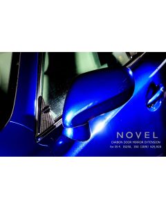 NOVEL Carbon Door Mirror Extensions for Lexus IS-F (CFRP)