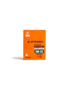 Autobacs SAE 0W-20 SP / GF-6A – Full Synthetic Motor Oil (4 Liter)