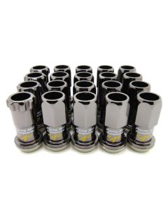 Project Kics R40 Black Chrome 12X1.5 Lug Nuts with Locks Toyota / Lexus - KICS-KRC11K
