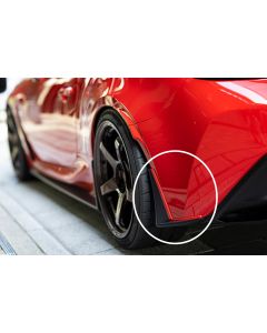 MAX ORIDO x AKEa - Rear Side Fins - Toyota GR86 2022+ - Steel Silver / Matte Black * Special Order *