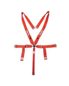 RaceQuip Sportsman SFI 16.1 5-Point Camlock Harness Set - Red - RACE-741011