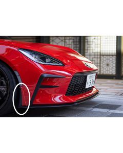 MAX ORIDO x AKEa - Front Side Fins - Toyota GR86 2022+ - Halo White / Matte Black * Special Order *