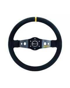 Sparco 215 Suede Universal Racing Steering Wheel- SPAR-015R215CSN