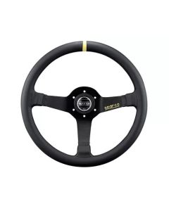 Sparco 345 Leather Universal Racing Steering Wheel- SPAR-015R345MLN