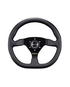 Sparco Ring Leather Universal Steering Wheel- SPAR-015TRGL1TUV