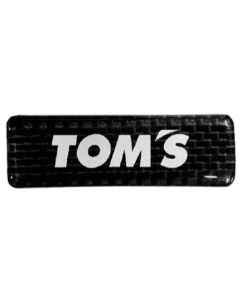 TOM'S Racing - TOM'S Logo Carbon Sticker - TMS-08233-TSP09