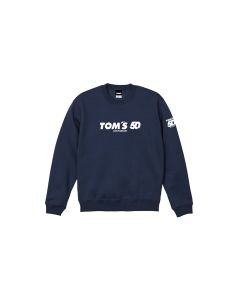 TOM'S Racing - 50th Anniversary Crewneck Sweater - Navy - TMS-050TH-SWT02-2XL