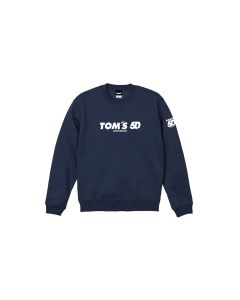 TOM'S Racing - 50th Anniversary Crewneck Sweater - Navy - Large