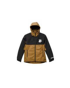 TOM'S Racing - 50th Anniversary Windbreaker Jacket - Black w/ Brown - TMS-050TH-SPK03-M