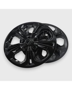 WSK727-17BLK 23-26 Honda Accord 8 PCS Gloss Black Snap-on Wheel Skin Set