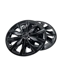 WSK731-18BLK 23-25 Honda CR-V 8 PCS Gloss Black Snap-on Wheel Skin Set