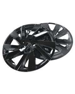 WSK742-18BLK 22-24 Chevrolet Equinox 8 PCS Gloss Black Snap-on Wheel Skin Set