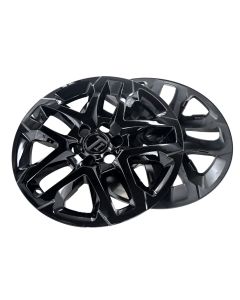 WSK755-18BLK 18-23 Chevrolet Traverse 8 PCS Gloss Black Snap-on Wheel Skin Set