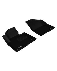 3D MAXpider 2013-2019 Hyundai Santa Fe Sport/Santa Fe/Santa Fe Xl Kagu 1st Row Floormat - Black - L1HY01711509