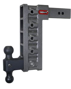 Gen-Y Mega Duty 2.5in Shank 12in Drop 3K TW 21K Hitch w/GH-061 Dual-Ball - GH-615