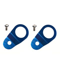 Torque Solution Radiator Mount Combo with Inserts (Blue) : Mitsubishi Evolution 7/8/9 - TS-EV-014IC