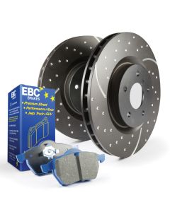 EBC S6 Kits Bluestuff Pads and GD Rotors - S6KF1132