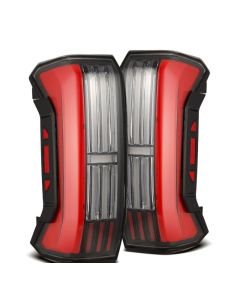 AlphaRex 22-24 Toyota Tundra NOVA-Series Prismatic LED Tail Lights - Black/Red - 673002