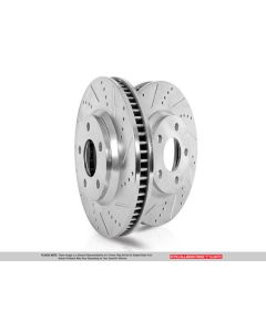 Power Stop 20-21 Chevrolet Corvette Front Evolution Drilled & Slotted Rotor - Pair - AR82200XPR