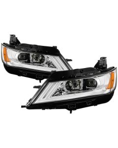 xTune 14-18 Chevy Impala (Excl Limited) DRL Halogen Projector Headlights - Chrm (PRO-JH-CIM15-LB-C) - 9042898