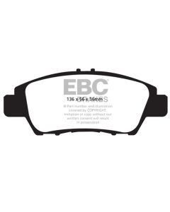 EBC 10+ Honda CR-Z 1.5 Hybrid Ultimax2 Front Brake Pads - UD1394