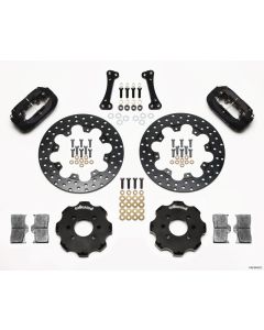 Wilwood Forged Dynalite Front Drag Kit Drilled Rotor Integra/Civic w/Fac.262mm Rtr - 140-8442-D