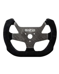 Sparco Steering Wheel F10C Carbon Suede Black - 015PC270SSN