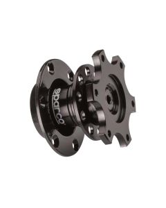 Sparco 6-Bolt Steering Wheel Quick Release - Gold - 015R98R