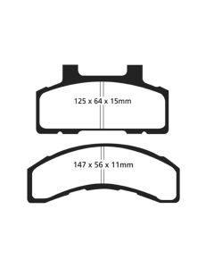 EBC 93-96 Buick Century 2.2 Yellowstuff Front Brake Pads - DP41240R