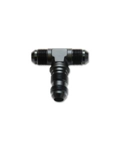 Vibrant Performance Anodized Black -3AN Bulkhead Adapter Tee Fitting- VIBR-10616