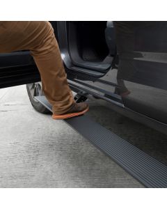 RealTruck 22-24 Toyota Tundra DC 4dr VoltStep Electric Running Board Kit (No Drill) - Tex. Blk - 20444580PC