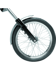 Bikers Choice 80-86 FXWG 84-17 FXST 93-05 FXDWG Raw Narrow Front Fender With Chrome Bracket - 482682
