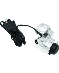 Kuryakyn Electrical Power Point With 1-1/4in Bar Mount Chrome - 1476