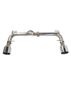 Remark 2022+ Subaru BRZ/Toyota GR86 Axle Back Exhaust w/Titanium Single Wall Tip - RO-TTZ8-S