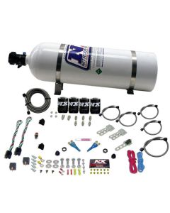 Nitrous Express Dodge EFI Dual Stage Nitrous Kit (50-150HP x 2) w/15lb Bottle - 20324-15