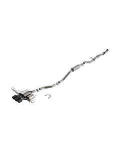 Borla 2023 Honda Civic Type R MT ATAK Catback Exhaust w/ 4in Black Anodized Carbon Fiber Tips - 140927CFBA