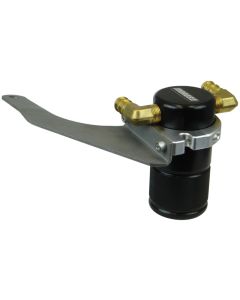 Moroso 15-18 Ford Mustang EcoBoost Air/Oil Separator Catch Can - Small Body - Billet Aluminum -Black - 85685