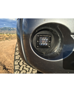 Cali Raised 2005-2011 Toyota Tacoma Led Fog Light Pod Rep Brackets Kit - Brackets W/ Amber Pods - CR2455