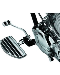 Kuryakyn ISO Conversion Floorboards For Driver Or Passenger With Splined Bracket Chrome - 7916